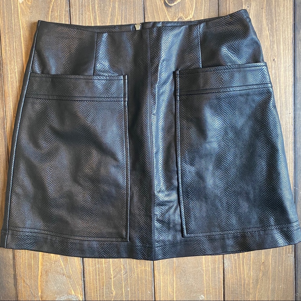 Leather Mini Skirt